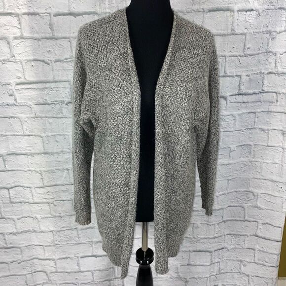 Express women small open front knit cardigan gray - Picture 1 of 8